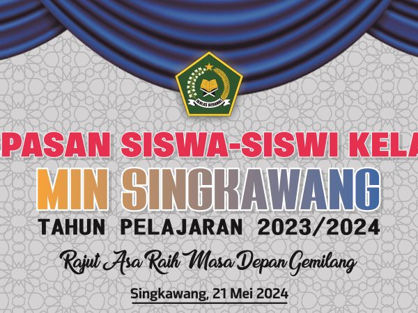 Pelepasan Siswa Kelas 6 MIN Singkawang